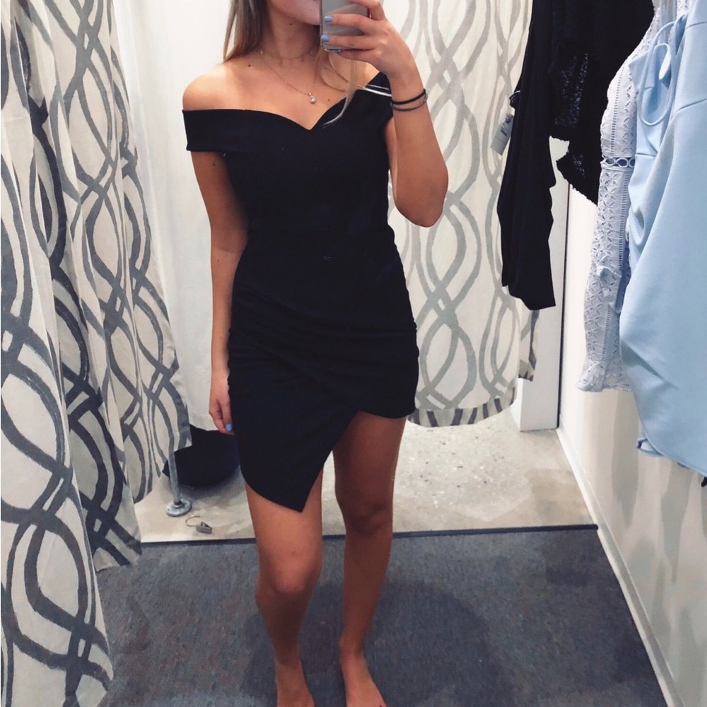 Style Rack Elegant Black Strapless Dress